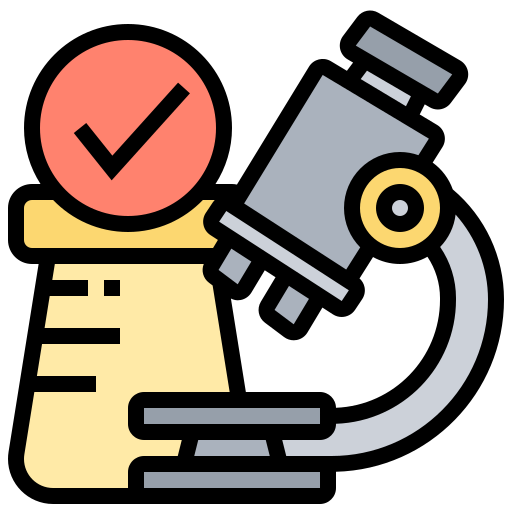 icon of microscope 