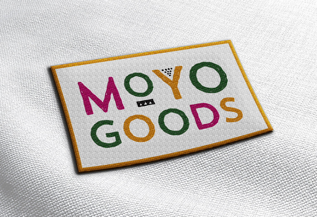 Multi-Color Patch Multicolor MOYO goods logo